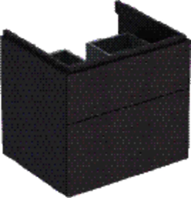 Geberit Xeno2 Unterschrank f. Waschtisch, 2 Schubl. 58x53x46,2cm, sculturagrau