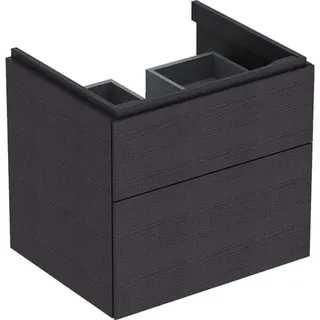 Geberit Xeno2 Unterschrank f. Waschtisch, 2 Schubl. 58x53x46,2cm, sculturagrau – Bild 2
