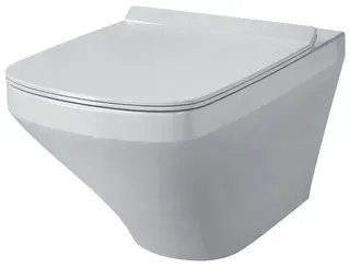 Duravit Wand-WC DuraStyle 540 mm Tiefspüler, Durafix, weiß