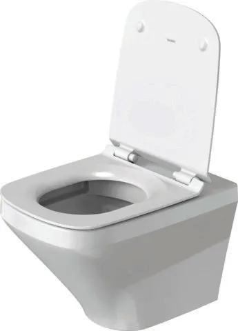 Duravit WWC-Set DuraStyle, rimless, Durafix TS,weiß, inkl.WC-Sitz m.Absenkautomatik