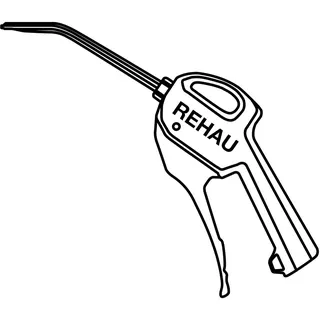 REHAU Blaspistole mit Metalldüse G 1/4, 10 bar – Bild 2