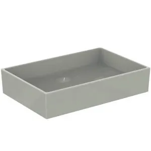 Ideal Standard Aufsatzwaschtisch Extra, ohne Hahnloch, ohne Überlauf, 600x400x125mm, Weiß – Bild 4
