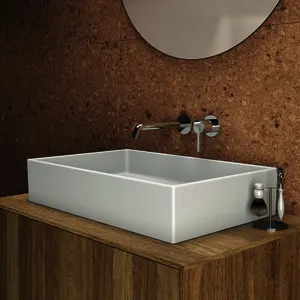Ideal Standard Aufsatzwaschtisch Extra, ohne Hahnloch, ohne Überlauf, 600x400x125mm, Weiß – Bild 5