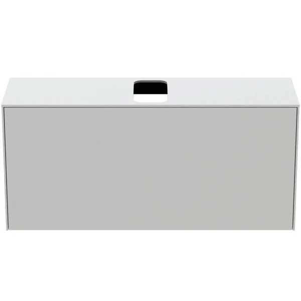 Ideal Standard Waschtisch-Unterschrank Conca, 1 Auszug, m.mi.Ausschnitt, 1202x373x550mm, Weiß