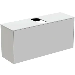 Ideal Standard Waschtisch-Unterschrank Conca, 1 Auszug, m.mi.Ausschnitt, 1202x373x550mm, Weiß – Bild 2
