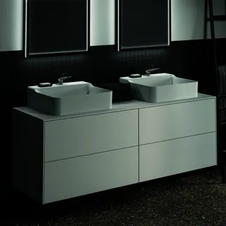 Ideal Standard Waschtisch-Unterschrank Conca, 4 Auszüge, m.Ausschnitt, 1587x505x550mm, Weiß – Bild 5