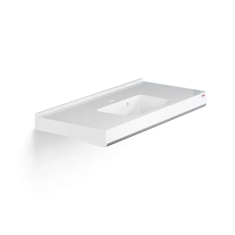 Waschtisch Matrix Medium 1200x550x152mm m. HL u Überlauf, m. Bedienknöpfen