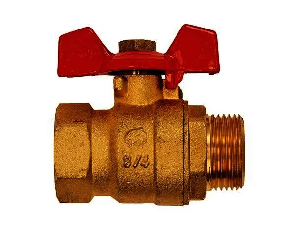 FL Kugelhahn 1/2" IG x 1/2" AG