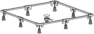 Ideal Standard Einbaurahmen Größe 1 für BRW bis 1200x1200mm – Bild 2