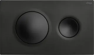 Viega WC Betätigungsplatte VfS 20 8610.1 aus Kunststoff in schwarz matt