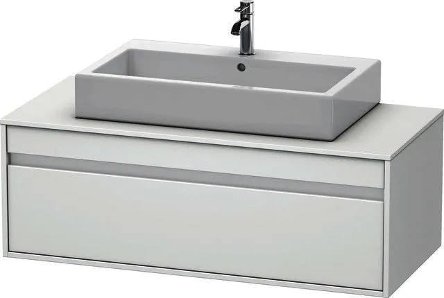 Duravit WTU wandhängend Ketho 550x1200x426mm 1 Auszug, für ASB mi., weiß matt