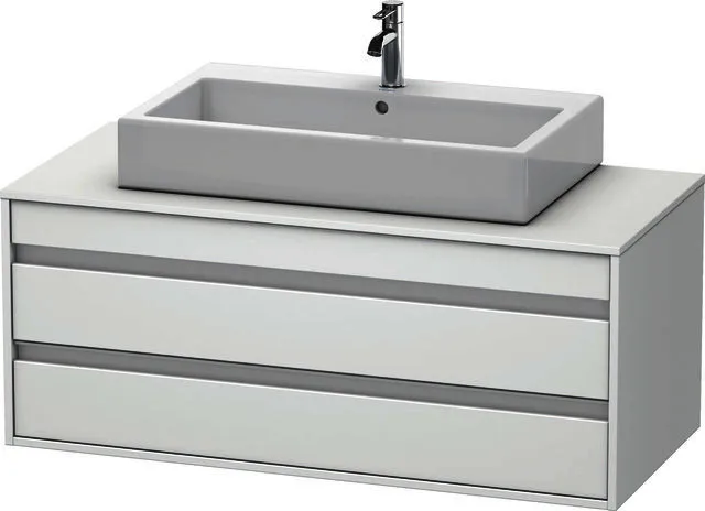 Duravit WTU wandhängend Ketho 550x1200x496mm 2 SchKa, für ASB mi., weiß matt