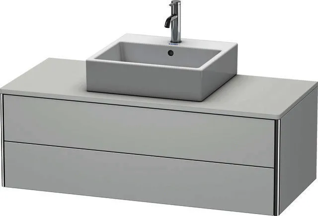 Duravit Waschtisch-Unterbau XSquare, 2 SK, wandh. 400x1200x548mm, Weiß Seidenmatt