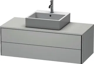 DU WT-Unterbau XSquare, 2 SK, wandh. 400x1200x548mm, Weiß Seidenmatt