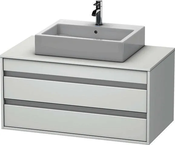 Duravit WTU wandhängend Ketho 550x1000x496mm 2 SchKa, für ASB mi., weiß matt