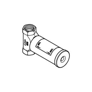 GROHE UP-Ventil-Unterteil 29802_2 vormont. Oberteil DN20 DIN 18534:2017 – Bild 3