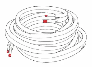NIBE Kältemittelleitung AMS 10-6 1/4 + 1/2"
