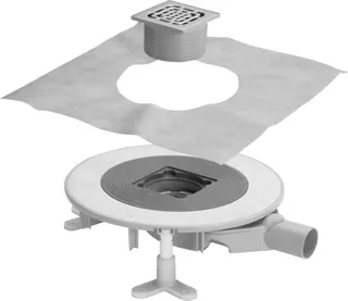 Viega Badablauf Advantix Top 4914.20 in DN50 Kunststoff grau – Bild 2