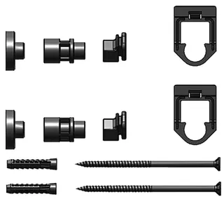 Kermi Fertighausbefestigung 2er Set WA 30mm, Typ 11-33, 3. Konsole ab BL1800