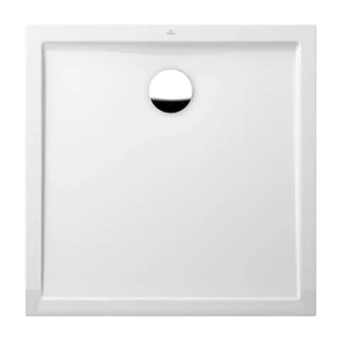 Villeroy & Boch Duschwanne Futurion Flat 900x900x25mm Quadrat Weiß Alpin