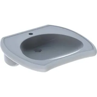 Geberit Vitalis Waschtisch, barrierefrei, 65x60cm mit Hahnloch, ohne Überlauf, weiß – Bild 2