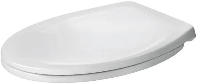 Duravit WC-Sitz weiß mit Absenkautomatik, Scharniere EDST