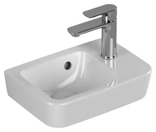 VB HWB Compact O.novo 360x250mm Eckig BP li 1HL. m. ÜL. Weiß Alpin cplus