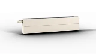 Kermi V-Konvektor Typ43 BH210x194x2000mm QN3280, weiß, 6 bar, m. Abd., Vent. rechts