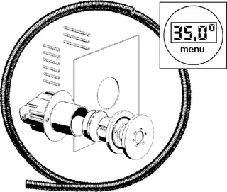 Viega Montageset 6146.221 in 68mm Messing verchromt – Bild 3