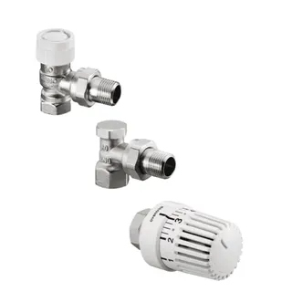 OVENTROP-Thermostatventil-Set, DN10 mit "Uni LH, AV9, Combi 2"