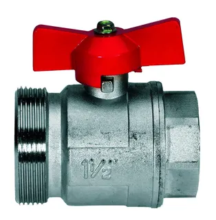 Kermi xnet Einzel-Kugelhahn 2" AG x 1 1/2" IG 1 Stück/VPM – Bild 4