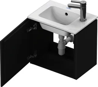Duravit WTU wandh. L-Cube 294x420x400mm 1 Tür A:li, 072343, graphit matt – Bild 2