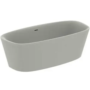 Ideal Standard freistehende Duo-Badewanne DEA m.Ablauf, 1900x900x475/610mm, Seidenweiß