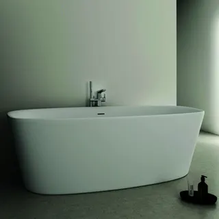 Ideal Standard freistehende Duo-Badewanne DEA m.Ablauf, 1900x900x475/610mm, Seidenweiß – Bild 3