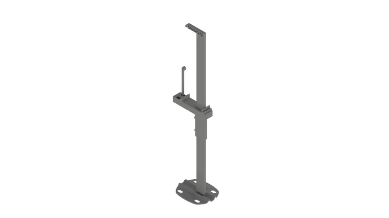 Kermi Standkonsolen-Set teilbar innenl. Vplus Typ20-33 BH300-500mm, RAL9016