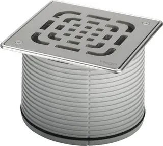 Viega Aufsatz 4922.7 in 150x150mm Kunststoff grau