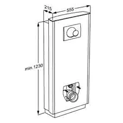 Select WC-Lifter TL1, elektr.o. SP,anthr Bodenabl., kabelgeb. Fb, höhenverst. – Bild 2