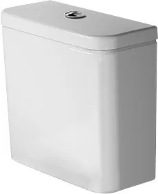 SPK Duravit No.1 Weiß, DF-IG chrom Anschluss unten links, 6/3 L,