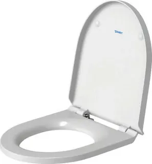 WC-Sitz Duravit No.1 m.Absenkautom. Scharniere edelstahl, weiß – Bild 2