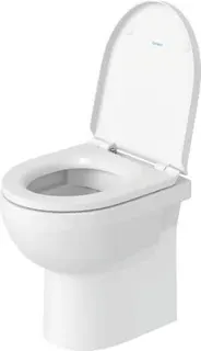 WC-Sitz Duravit No.1 m.Absenkautom. Scharniere edelstahl, weiß – Bild 4