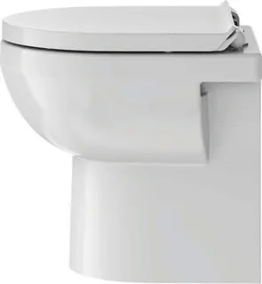 WC-Sitz Duravit No.1 m.Absenkautom. Scharniere edelstahl, weiß – Bild 5