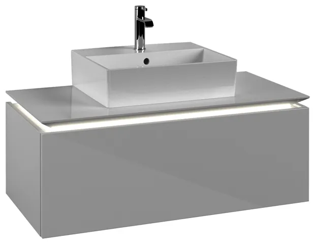 Villeroy & Boch WTUS Legato B603 1000x380x500mm m. Bel. 1 Ausz. Waschtisch m.tig Glossy White