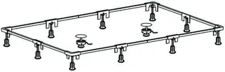 Ideal Standard Einbaurahmen Größe 2 für BRW 1300x700 bis 2000x1000mm – Bild 2