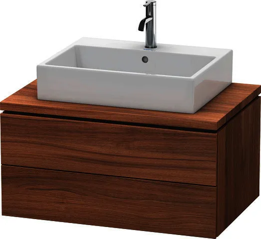Duravit WTU für Konsole L-Cube 400x820x547mm 2 Schubkästen, Nussbaum Natur