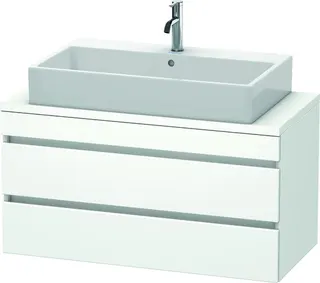 Duravit WTU DuraStyle f.Konsole 512x1000x478 2 Schubkästen, Weiß Matt