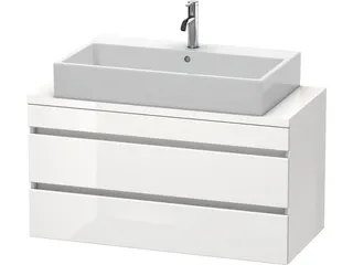 Duravit WTU DuraStyle f.Konsole 512x1000x478 2 Schubkästen, Weiß Matt – Bild 3