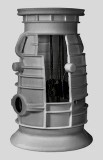 Jung Pumpen KUNSTSTOFFSCHACHT PKS-B 800-D32 – Bild 2