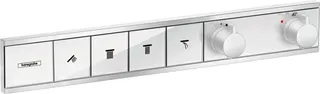 Hansgrohe Thermostat Unterputz RainSelect Fertigset 4 Verbraucher mattweiss