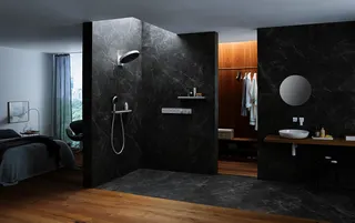 Hansgrohe Ablage 500 Rainfinity mattweiss – Bild 2