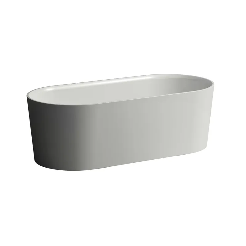 Laufen freistehende Badewanne VAL 750x1600x520 Sentec (Mineralgusswerkstoff) weiß
